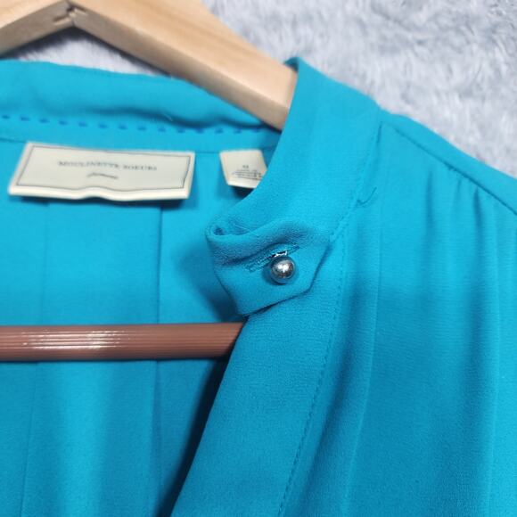 Womens Anthropologie Moulinette Soeurs Button Down Blouse Size 0 - Picture 7 of 7